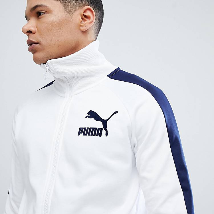 Puma – T7 – Weiße Vintage-Trainingsjacke, 57498506 | ASOS