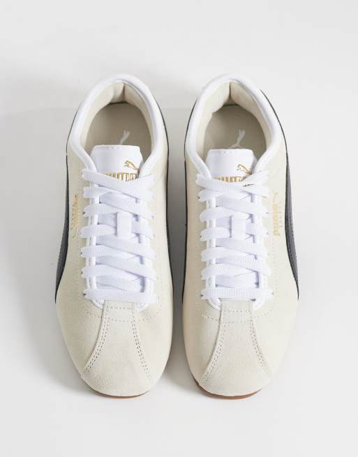 PUMA – Tackle – Naturvita och svarta sneakers, 2 av 5