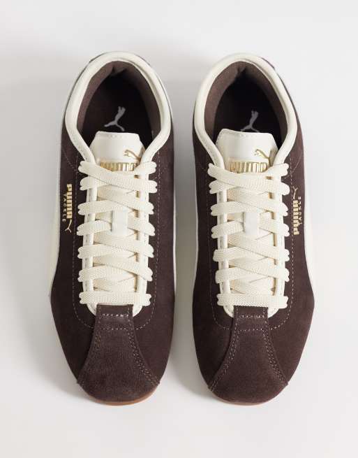 PUMA – Tackle – Sneaker in Braun und Wollweiß, 2 von 5