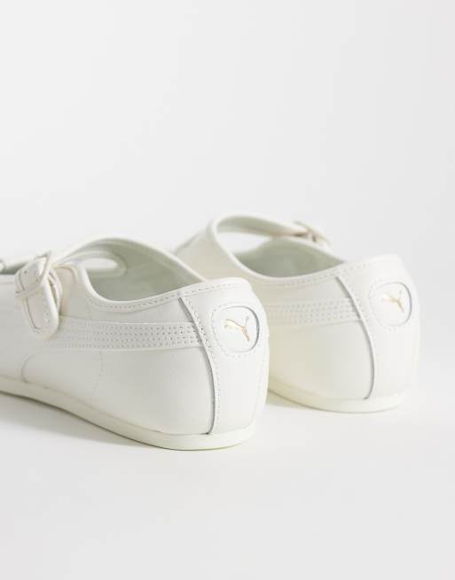 PUMA Tacklette Mary Jane in helemaal wit, 4 van 5