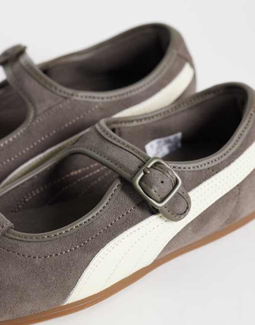 PUMA – Tacklette – Mary-Jane-Schuhe in Taupe, 3 von 5