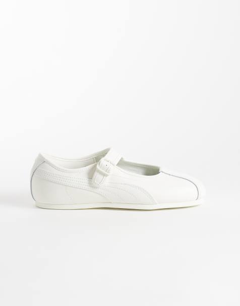 PUMA Tacklette Mary Jane w całości białe - view 1