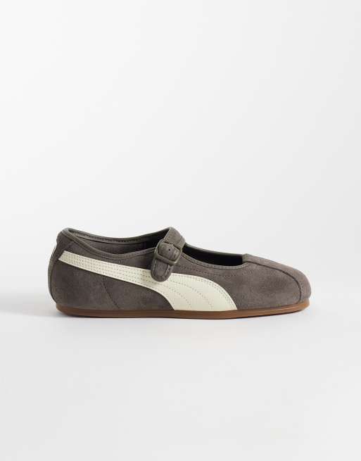 PUMA - Tacklette - Scarpe Mary Jane color tortora