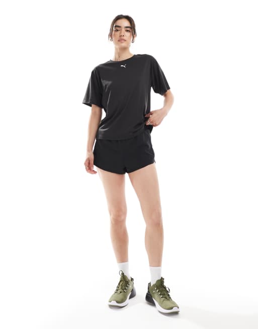 PUMA TAD – Essential – Locker geschnittenes Sport-T-Shirt in Schwarz, 3 von 4
