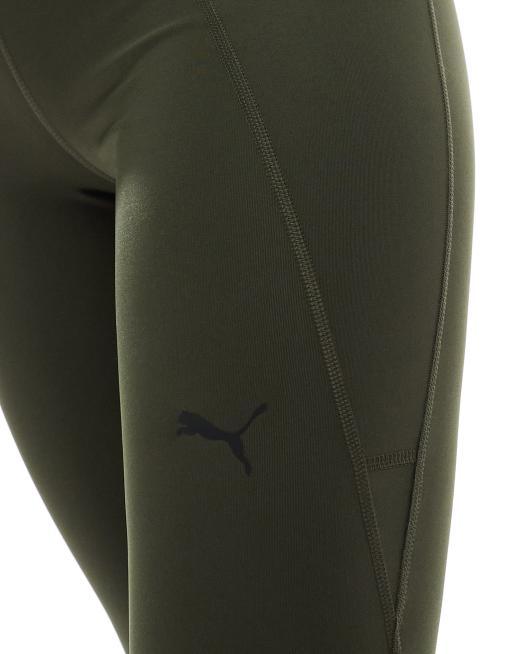 PUMA - Tad - Essential - Pantalon de sport évasé en tissu épais - Kaki, 4 de 5