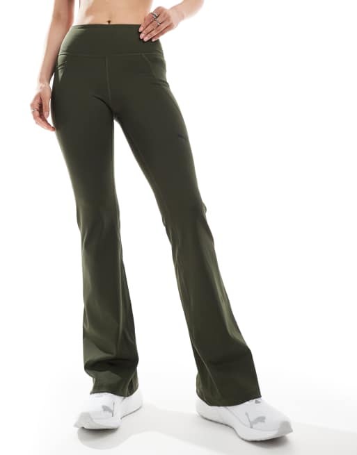 PUMA - Tad - Essential - Pantalon de sport évasé en tissu épais - Kaki, 5 de 5