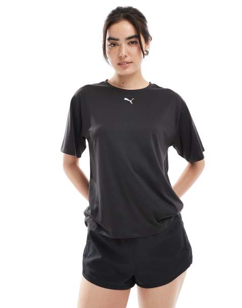 Puma TAD essential relaxed t-shirt in black - view 1