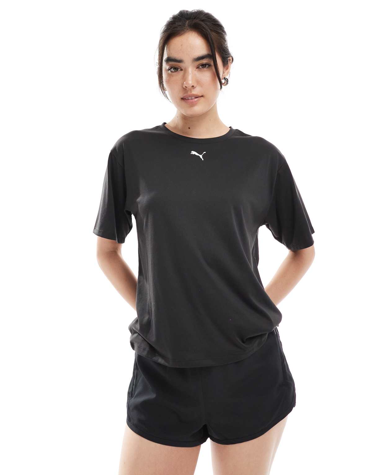 Puma TAD essential relaxed t-shirt in black