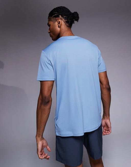 PUMA – TAD Essential – T-Shirt aus Polyester in Blau mit Strukturmuster, 3 von 5