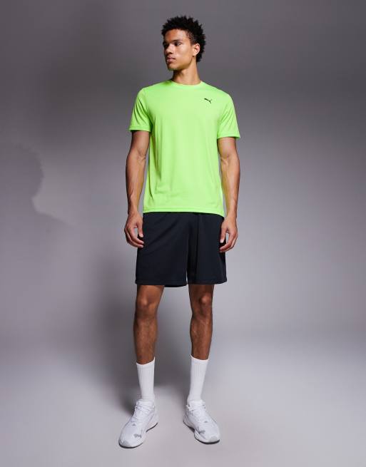 Puma Tad Essential training t-shirt in bright green, 2 of 5