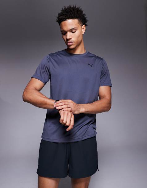 PUMA Tad Essential training t-shirt in grey - view 1