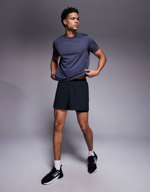 Puma Tad Essential training t-shirt in grey, 2 of 5