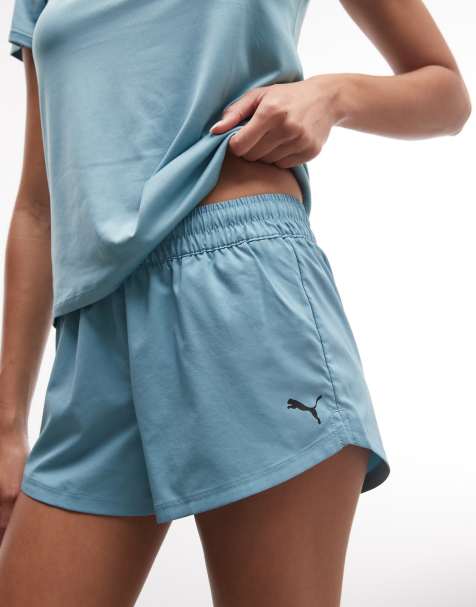 Puma Tad essentials 3" woven shorts in baltic sea blue - view 1