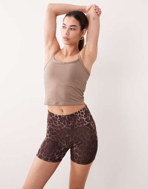 Puma Tad Essentials 5""  shorts in leopard print - view 1