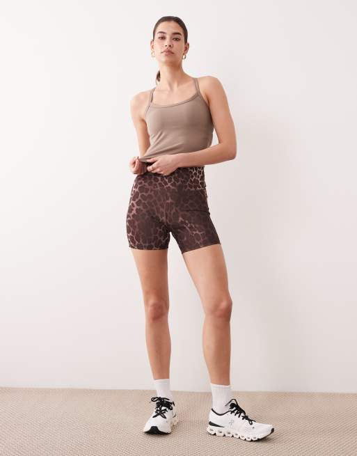 Puma Tad Essentials 5""  shorts in leopard print, 2 of 5