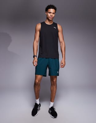 Puma Puma Tad Essentials 7" woven training shorts in green