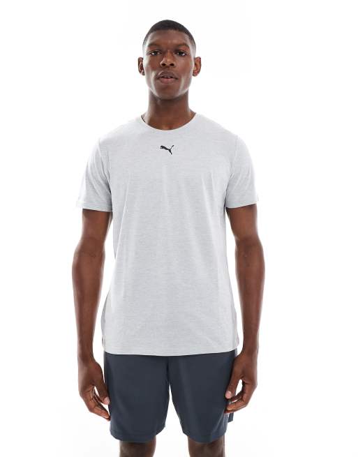 PUMA - Tad Essentials - Heather Cat - T-shirt in grijs