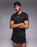 [Puma] Puma Tad Essentials Heather Cat training t-shirt in black XL BLACK