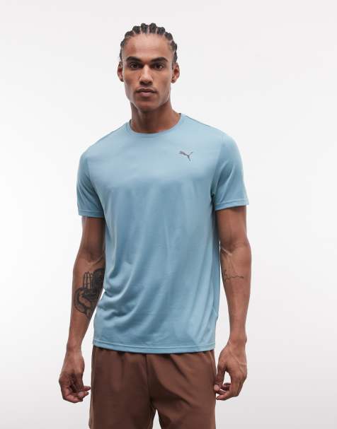 Puma Tad essentials solid cat tee in blue - view 1