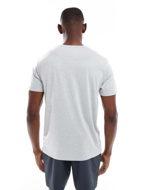 PUMA - Tad Essentials - T-shirt de sport à logo félin - Gris chiné, 3 de 5