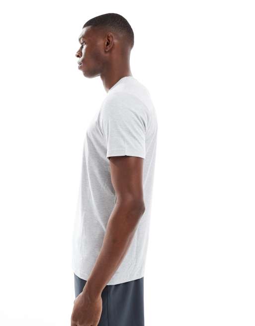 PUMA - Tad Essentials - T-shirt de sport à logo félin - Gris chiné, 4 de 5
