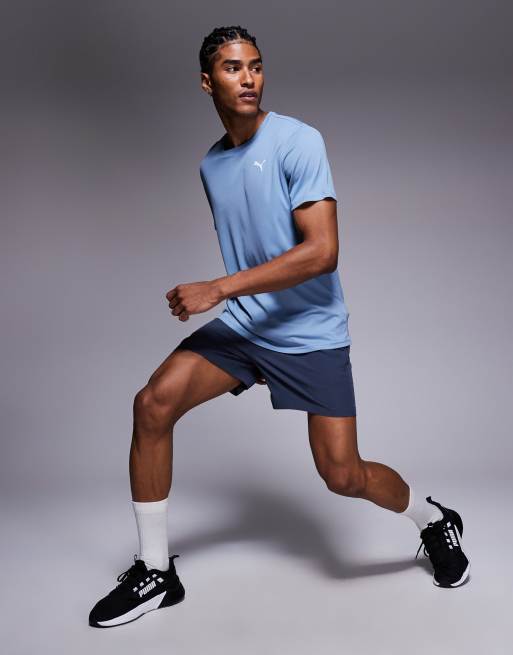 PUMA - Tad Essentials - T-shirt en polyester texturé - Bleu, 2 de 5