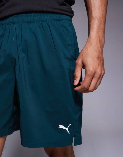 PUMA - Tad Essentials - Vævede grønne 7-tommers træningsshorts, 5 af 5