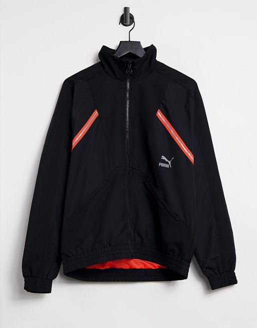 Puma Tailored for Sport woven jacket in black | ASOS