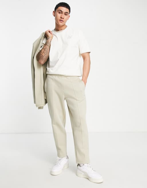 Puma tailoring straight leg pants in beige - Exclusive to ASOS | ASOS