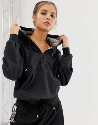 Puma Taped Hoodie In Black | ASOS