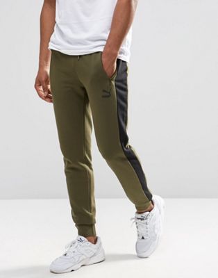 Puma Tapered Joggers In Green | ASOS