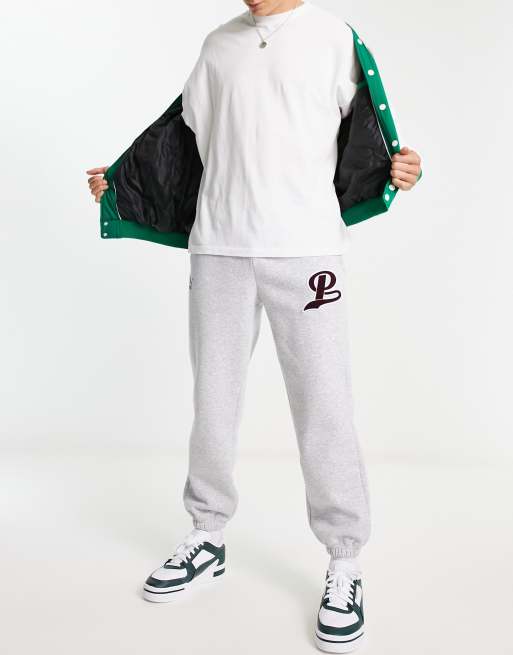 PUMA Team Varsity sweatpants in gray heather