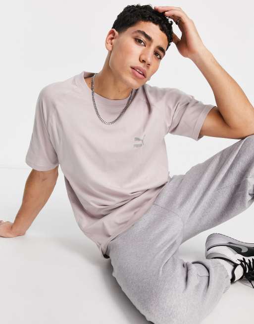 Puma - Tech Crew - T-shirt in grijs
