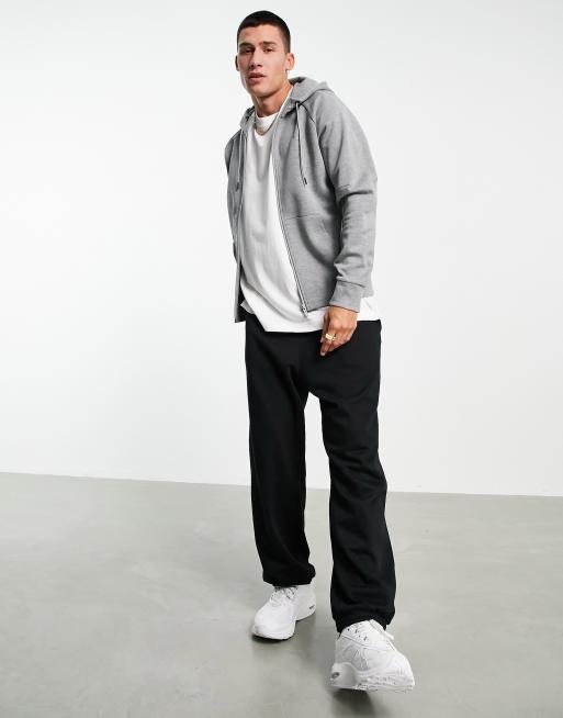 Puma tech zip through hoodie in grey | ASOS