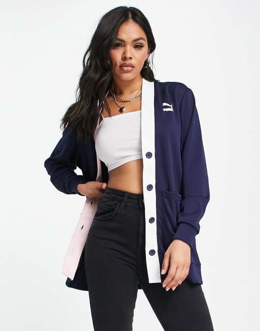 Puma Tennis Club cardigan in navy