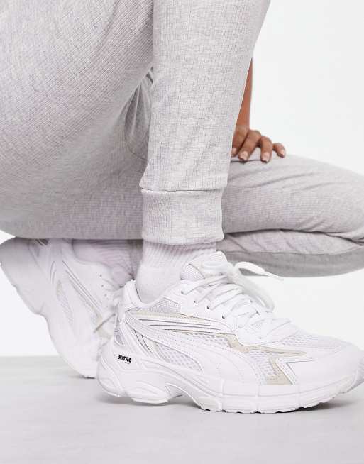Puma Teveris Nitro Base sneakers in white WHITE ASOS