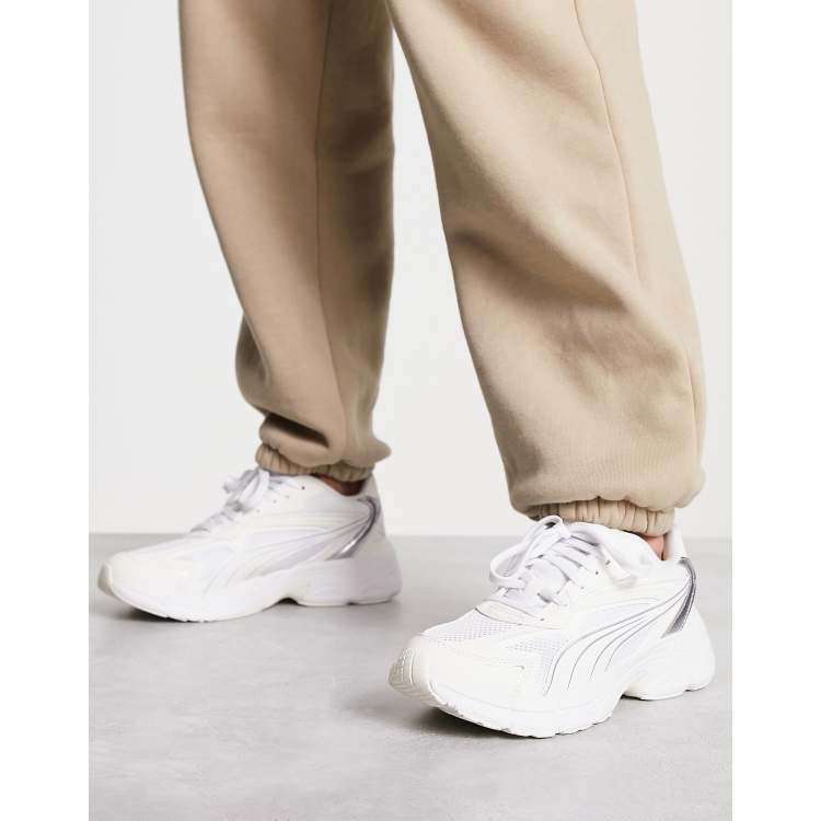 Puma metallic trainers online