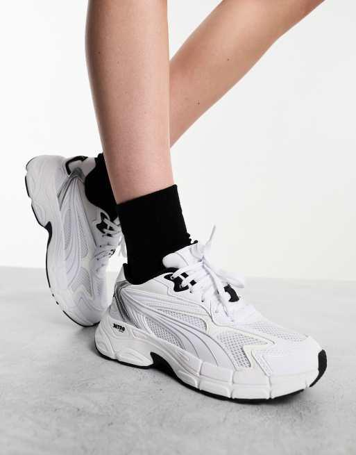 PUMA – Teveris Nitro – Sneaker in Metallic-Weiß, 4 von 4