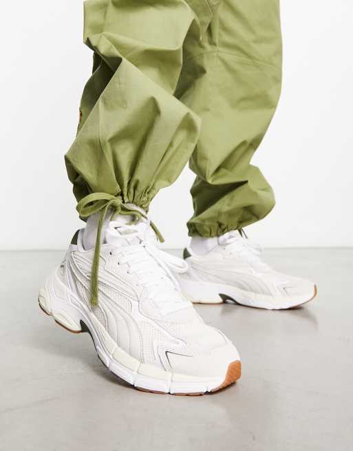 PUMA Teveris Nitro Sneaker in WeiB und Grun ASOS