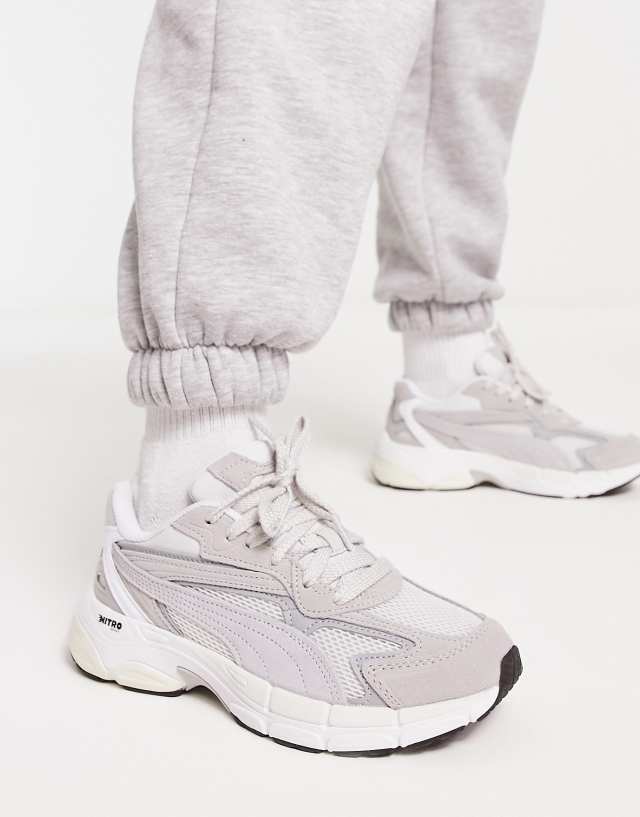 Puma Teveris Nitro sneakers in light gray