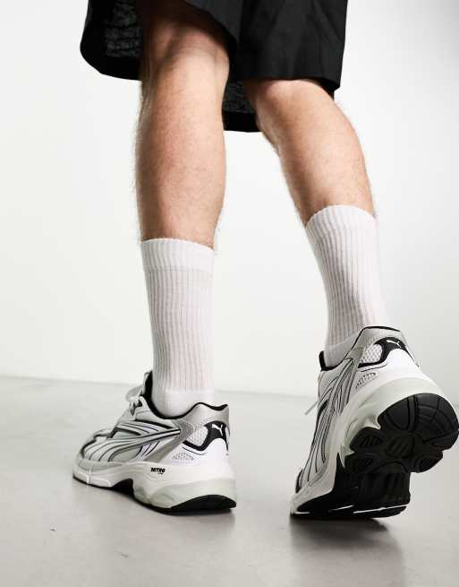 PUMA Teveris Nitro sneakers in white and black, 2 of 4