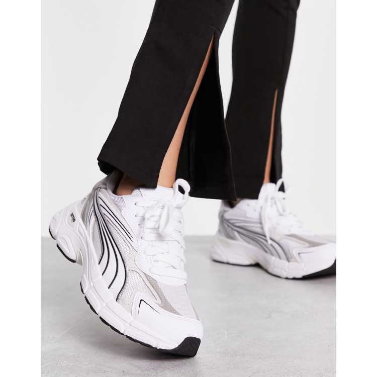 Silver cheap puma trainers