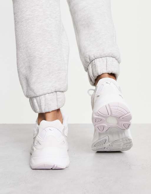 Puma - Teveris Nitro - Sneakers in wit, zilver en lila, 2 van 4