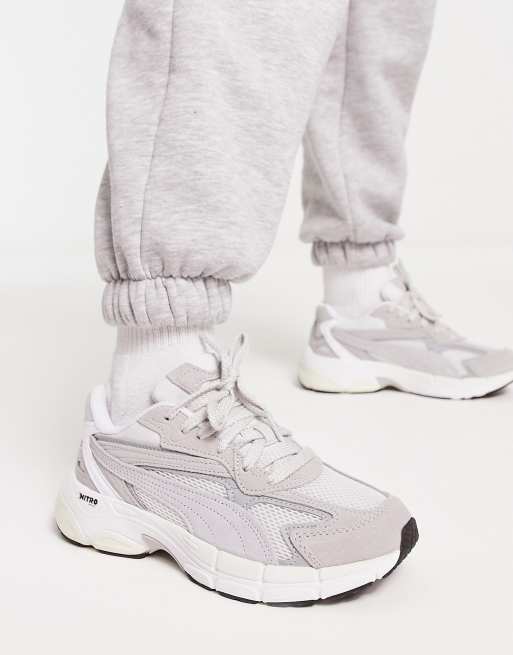 Puma Teveris Nitro trainers in grey | ASOS