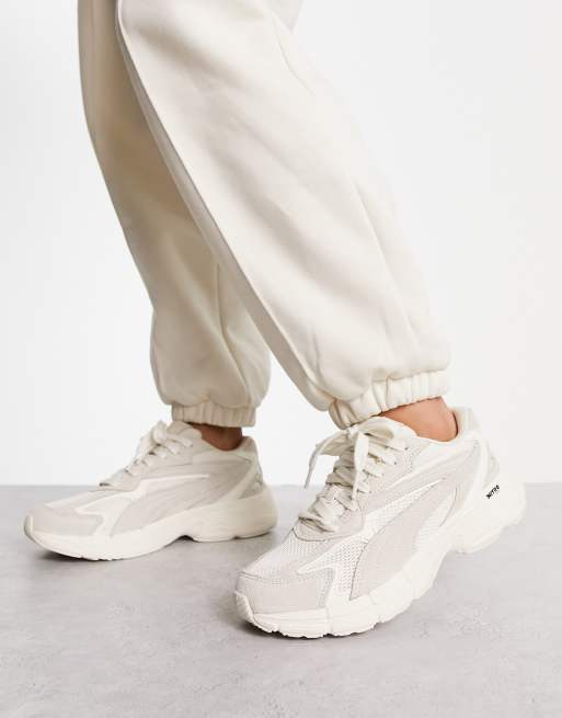 Puma Teveris Nitro trainers in whisper white | ASOS