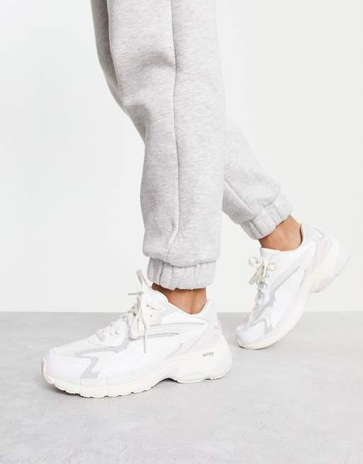 PUMA – Teveris Nitro – Vita och naturfärgade sneakers med textur, 3 av 4