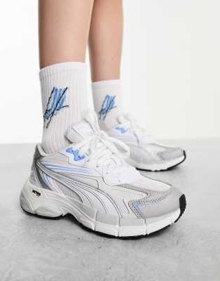 PUMA - Teveris - Sneaker in Weiß und Blau