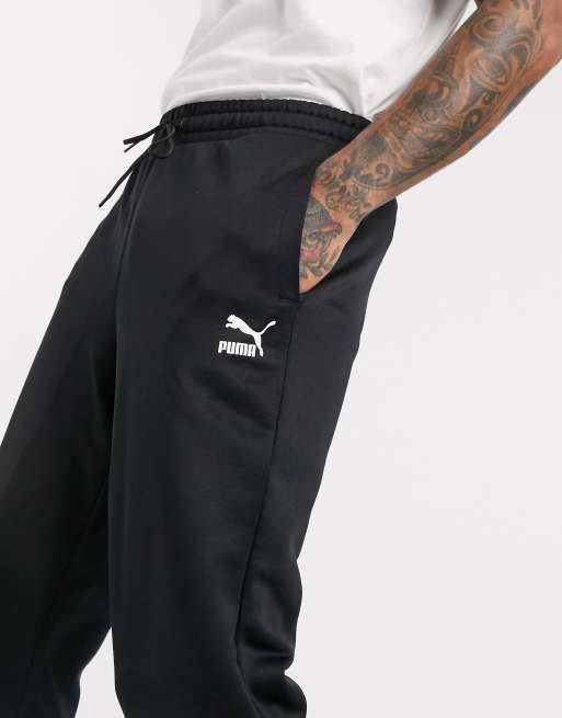 Black Puma Core Fleece Joggers