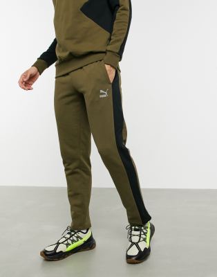 puma khaki joggers