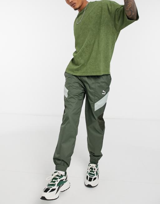 Puma track store pants green